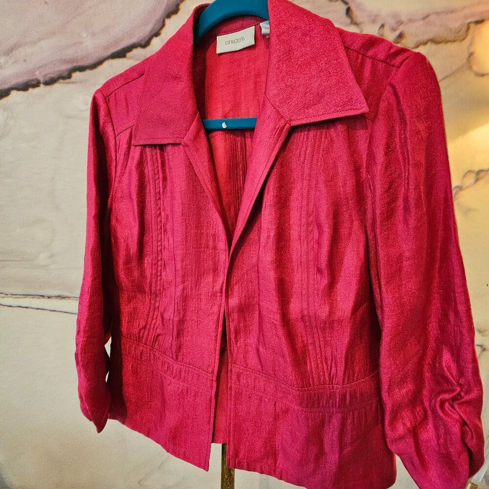 Chico's Red Jacket